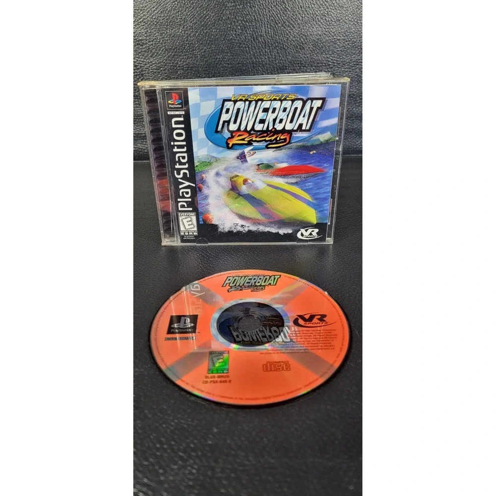 VR Sports Powerboat Racing Sony PlayStation 1 PS1 Game CIB SLUS-00625